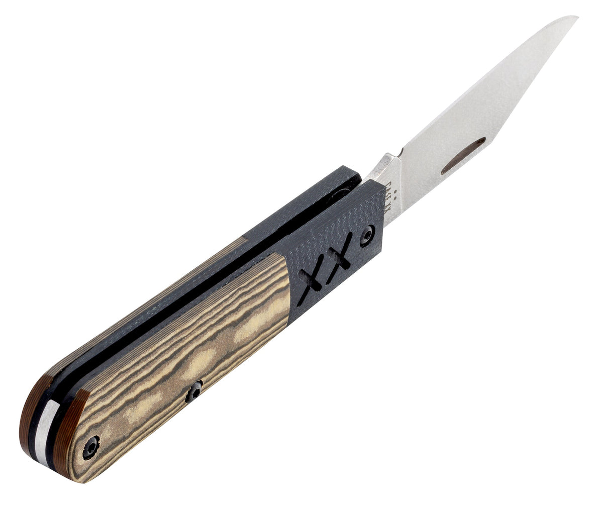 Case Knives Crossroads™ Smooth Luna Richlite® w/Black G-10 XR Barlow