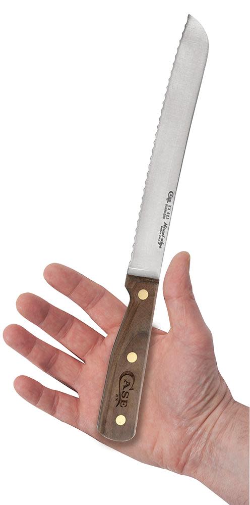 Case Knives Household Cutlery 8" Bread Knife (Solid Walnut)