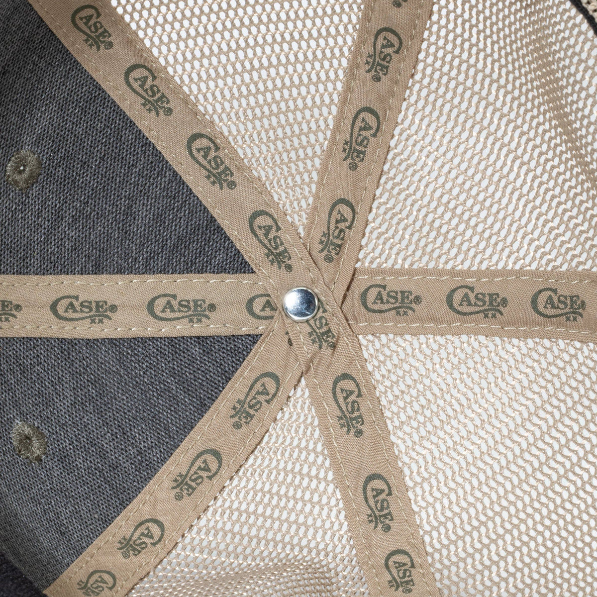 Case Knives Green 6 Panel Cap