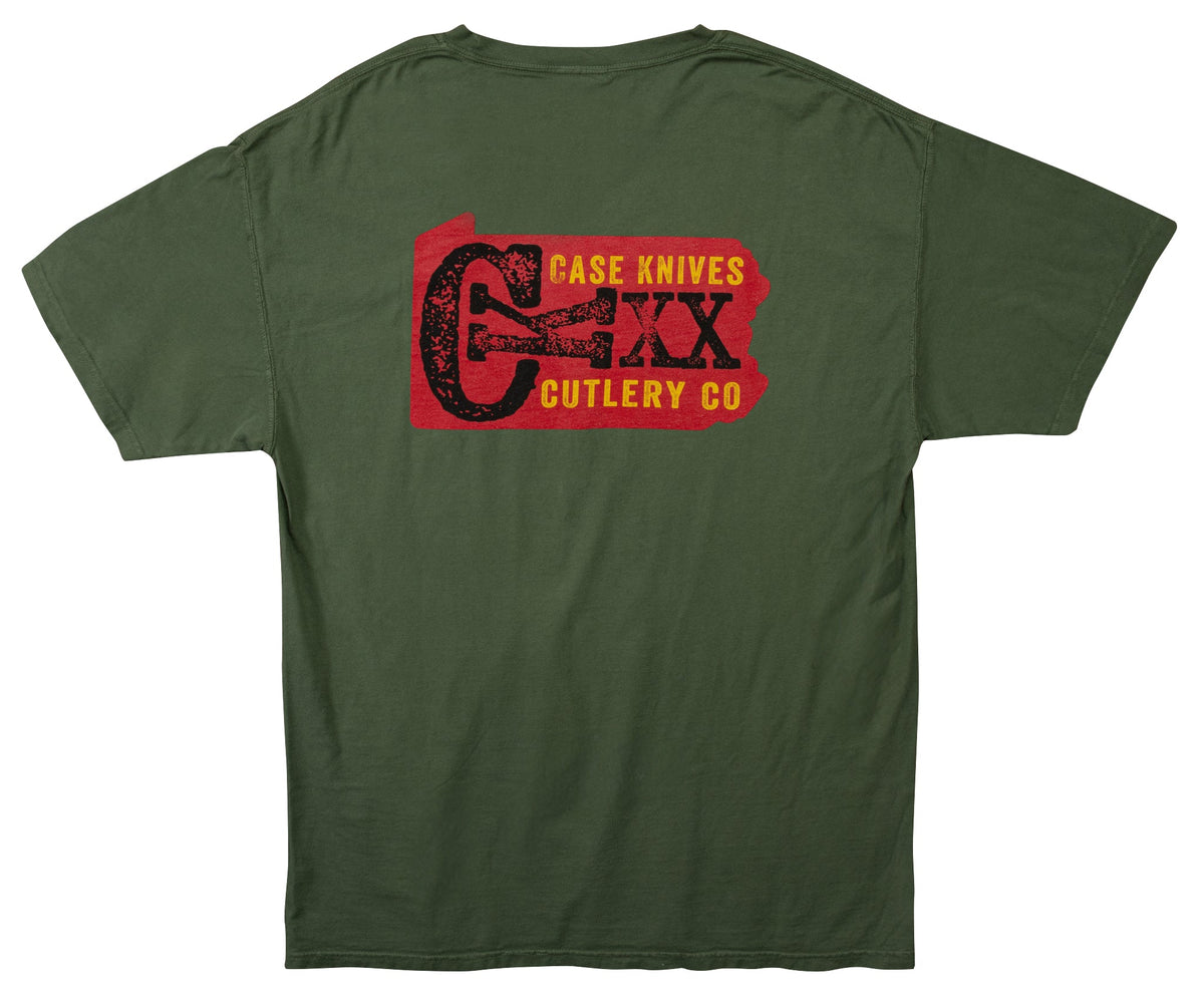 Case Knives Moss Green T-Shirt