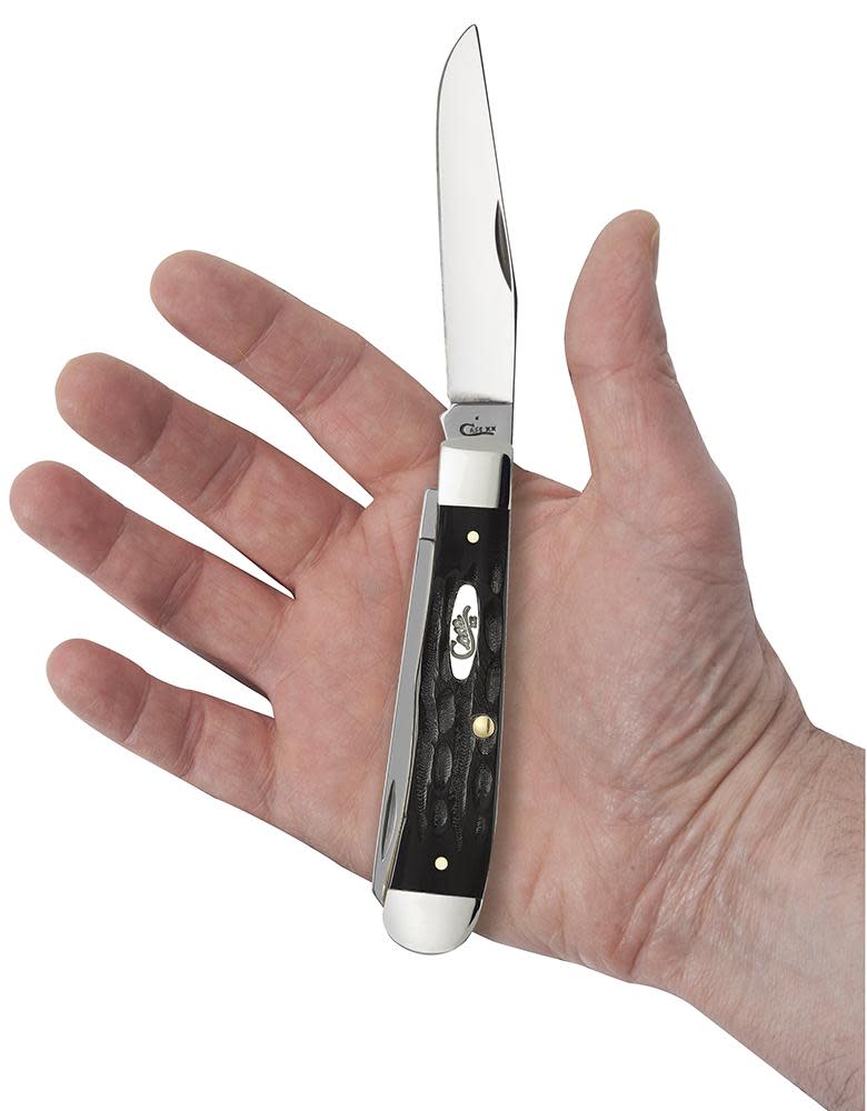 Case Knives Jigged Buffalo Horn Trapper Knife