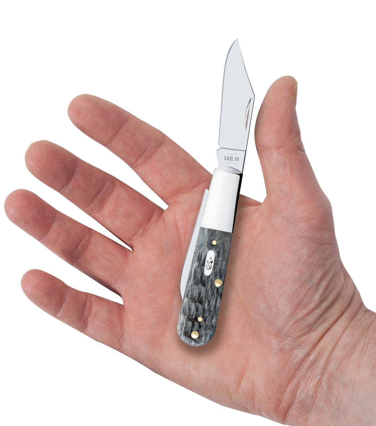 Case Knives Pocket Worn® Crandall Jig Gray Bone CS Barlow Knife