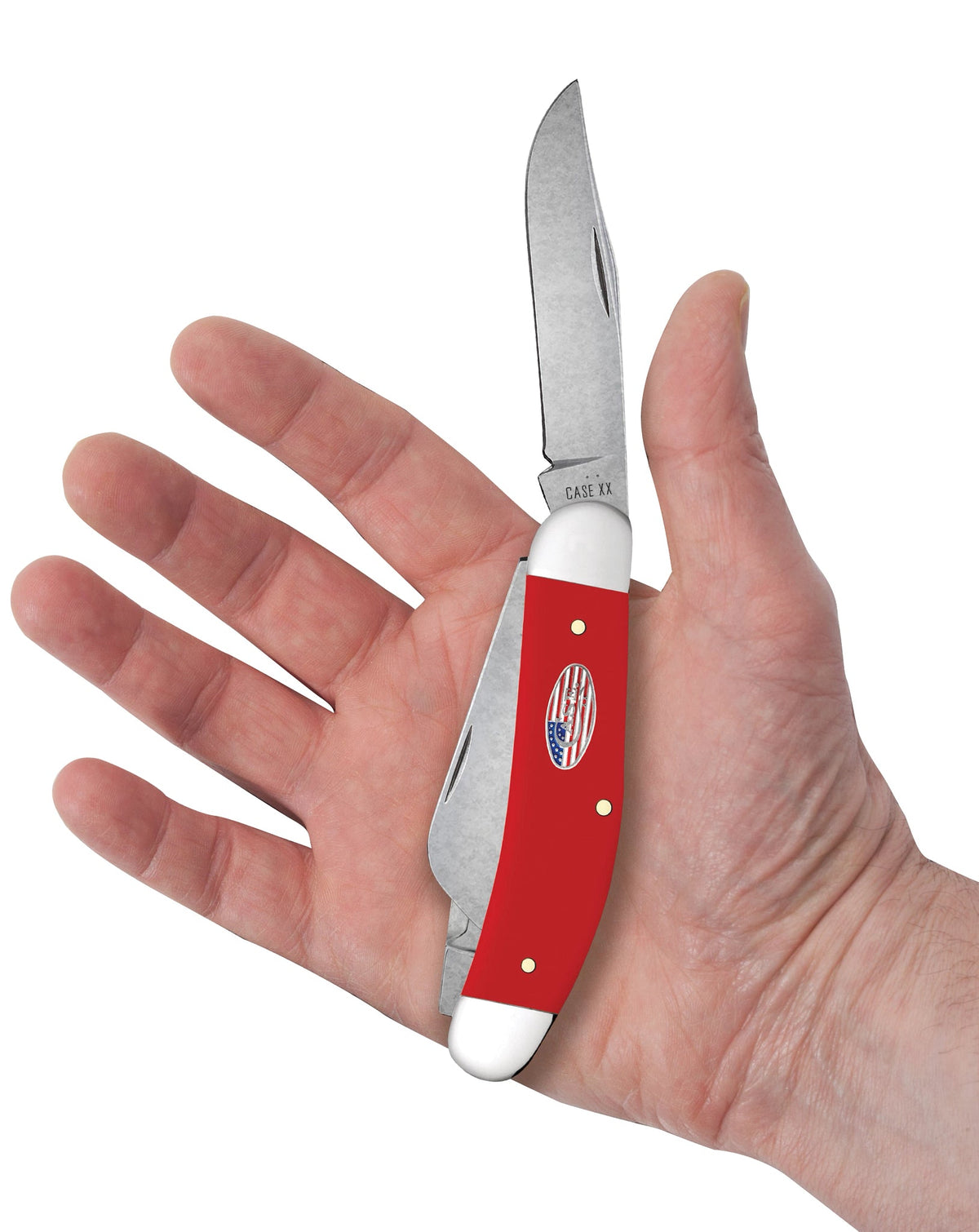 Case Knives American Workman Smooth Red Synthetic CS Sowbelly