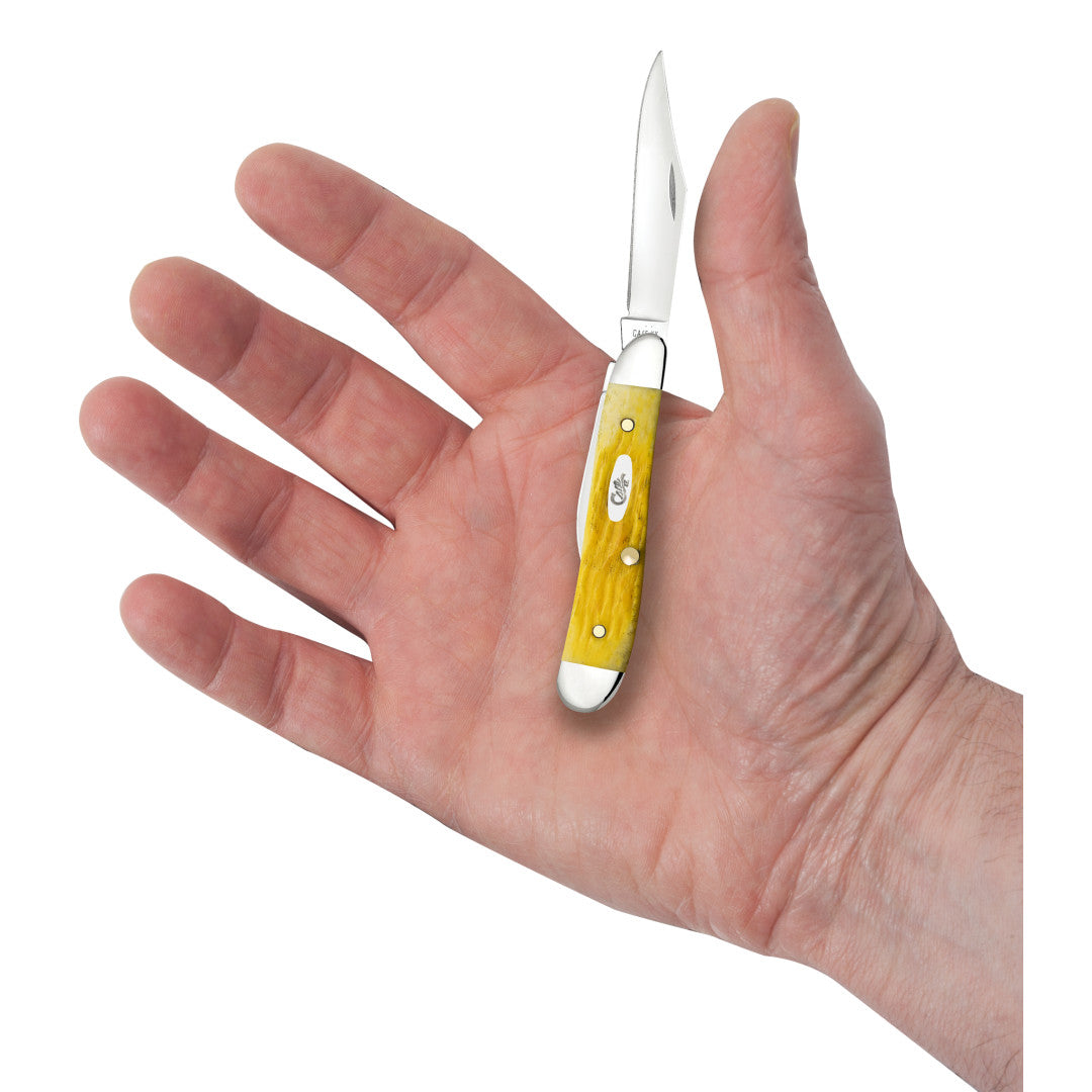 Case Knives Platts Jig Yellow Bone Peanut