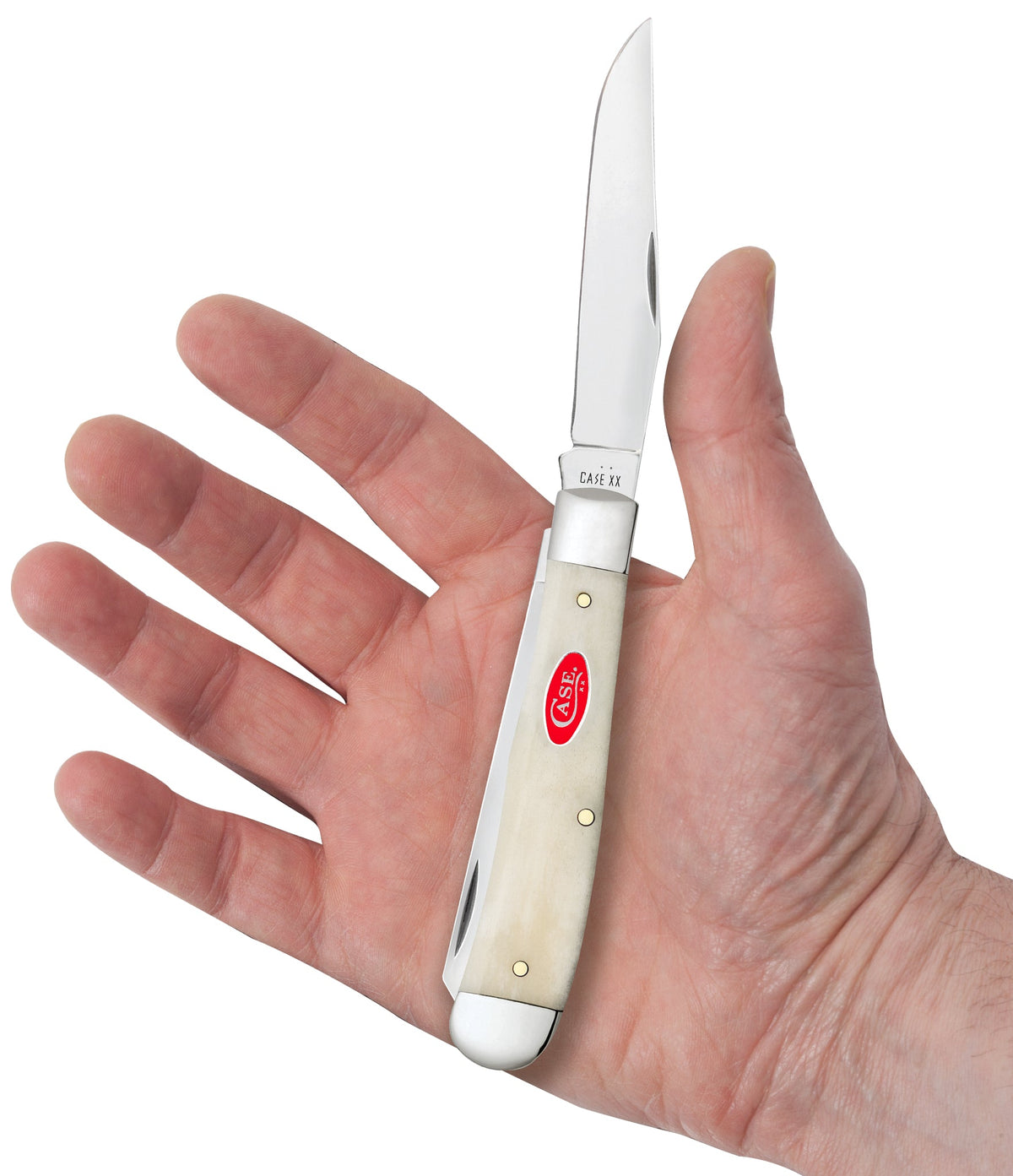 Case Knives Smooth Natural Bone Trapper