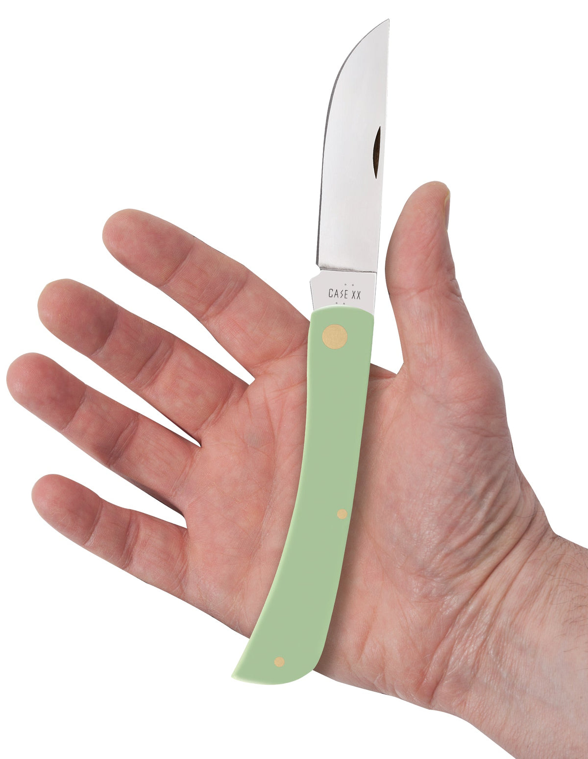 Case Knives Smooth Mint Green Synthetic Sod Buster®
