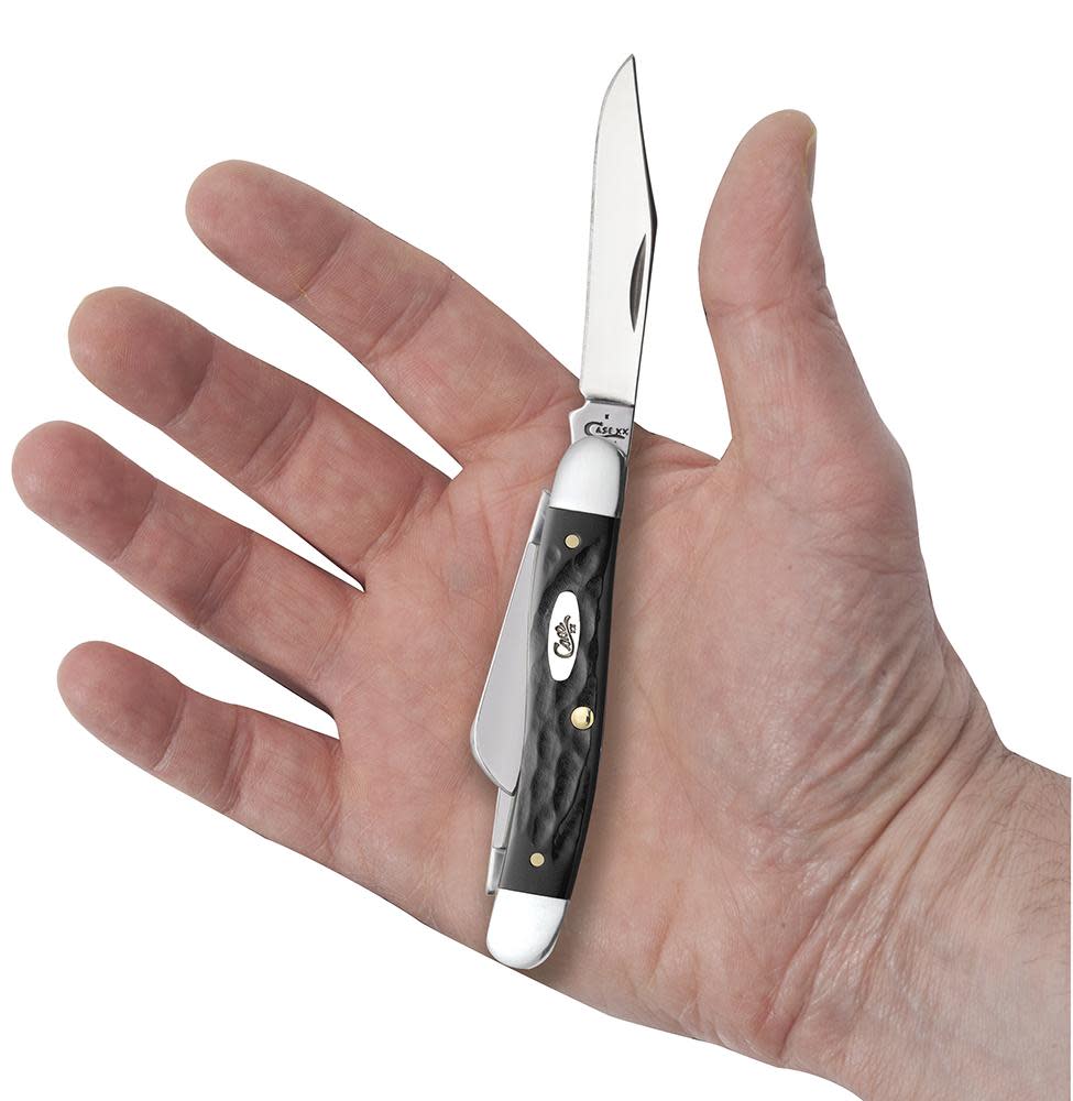 Case Knives Rough Black® Synthetic Medium Stockman Knife