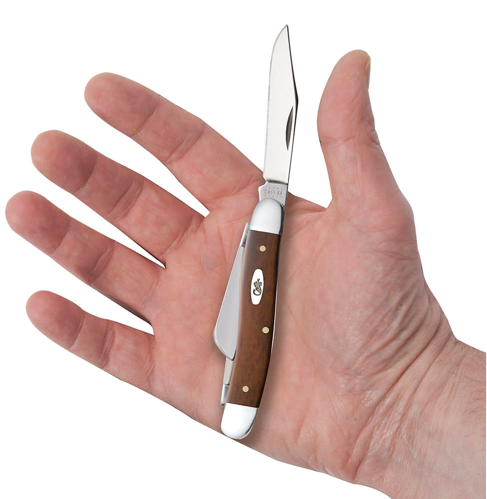 Case Knives Smooth Chestnut Bone Medium Stockman Knife