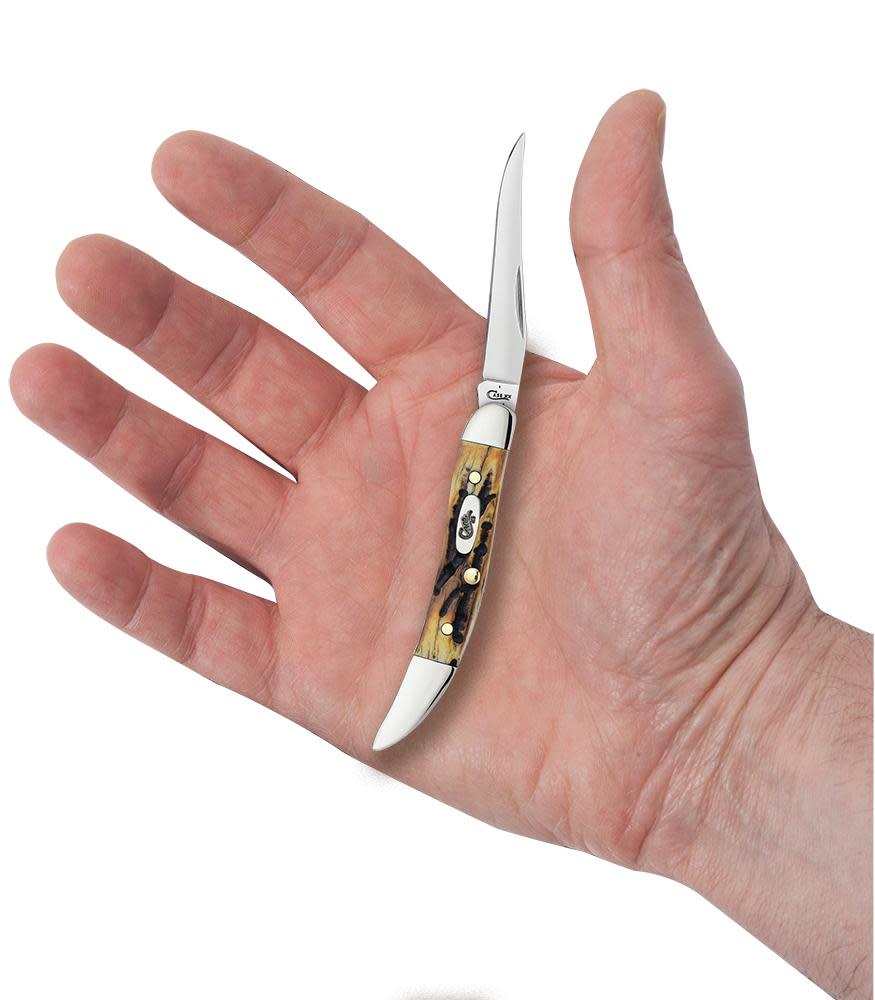 Case Knives Genuine Stag Small Texas Toothpick Knife