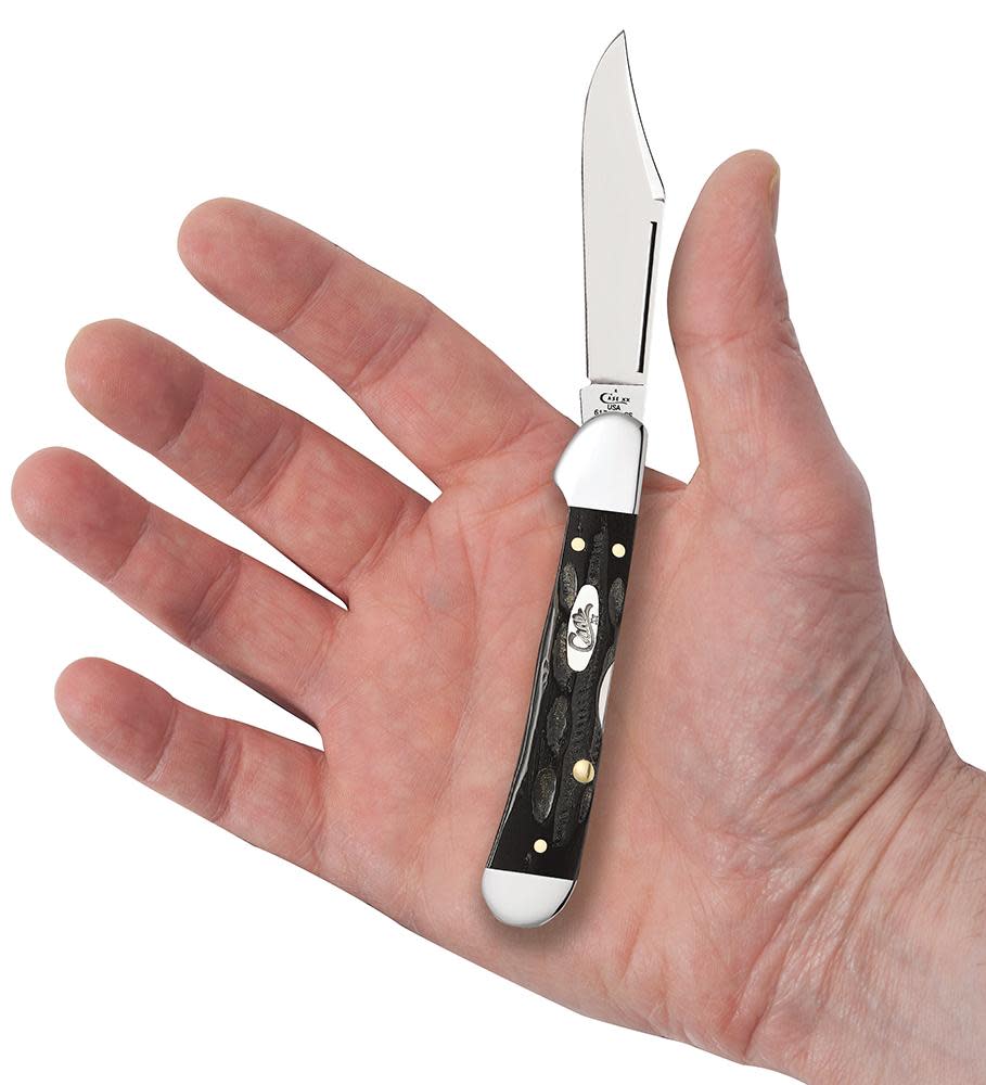 Case Knives Jigged Buffalo Horn Mini CopperLock® Knife