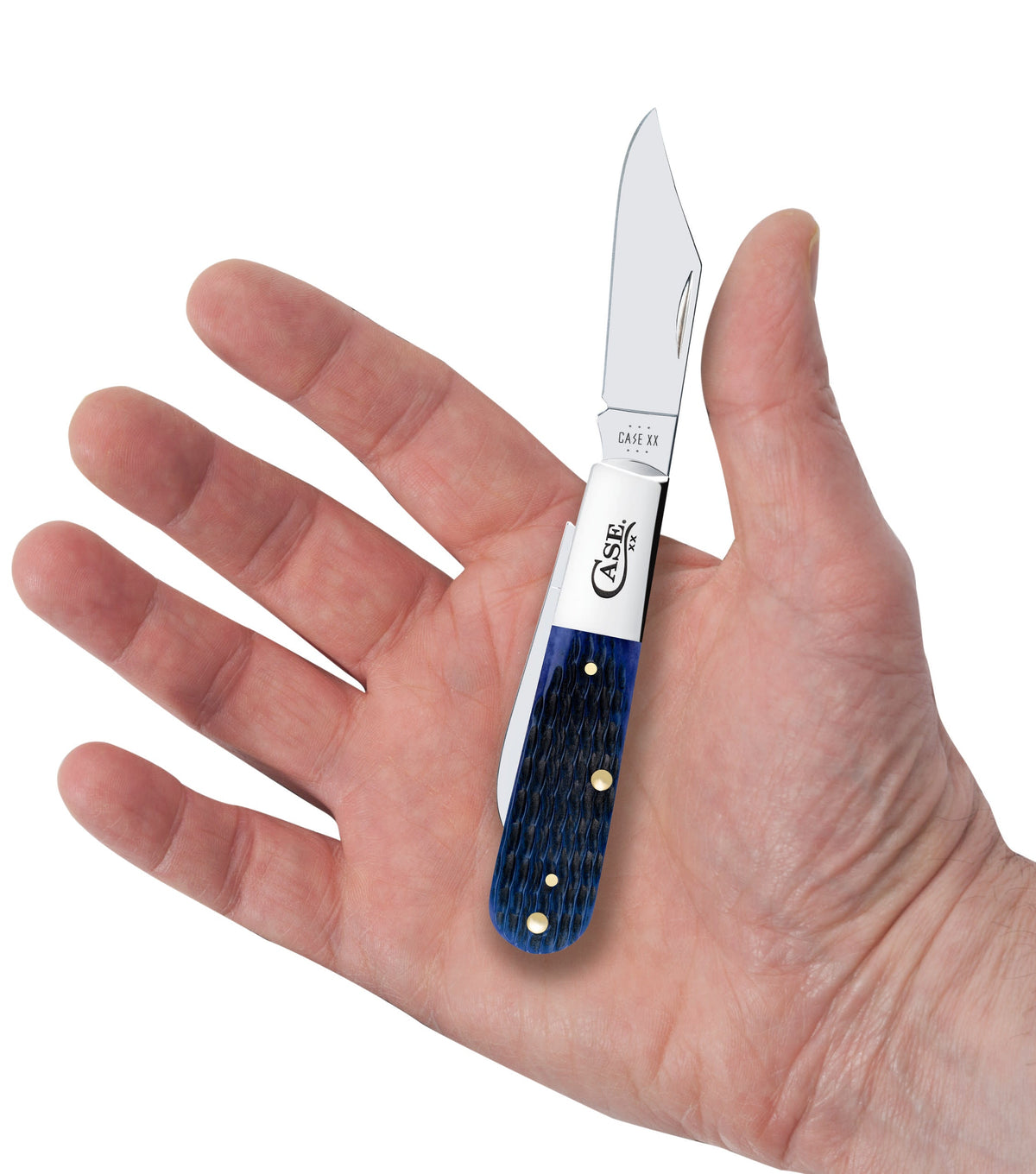 Case Knives Rogers Jig Navy Blue Bone Barlow Knife