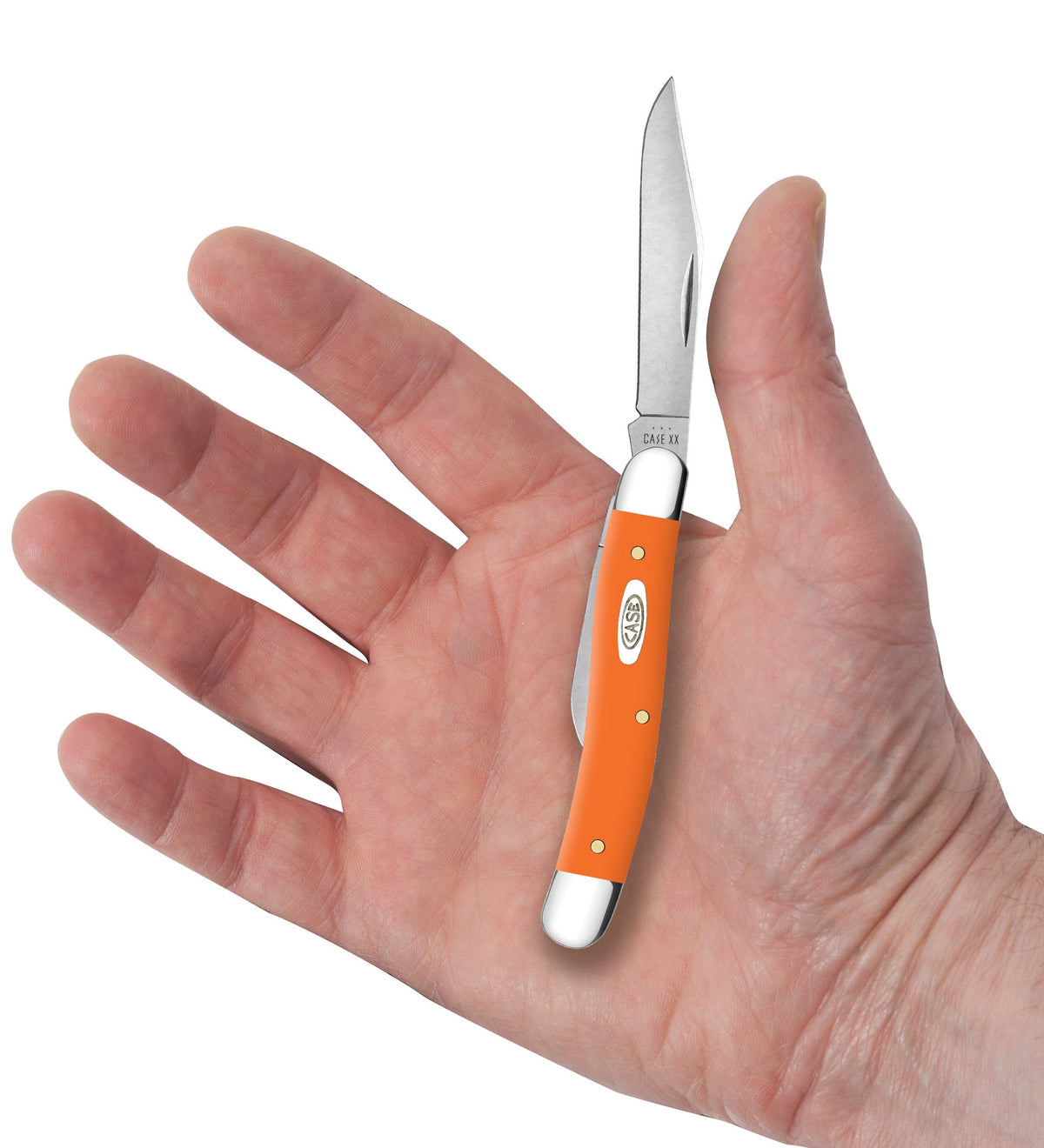 Case Knives Smooth Orange Synthetic Medium Jack Knife