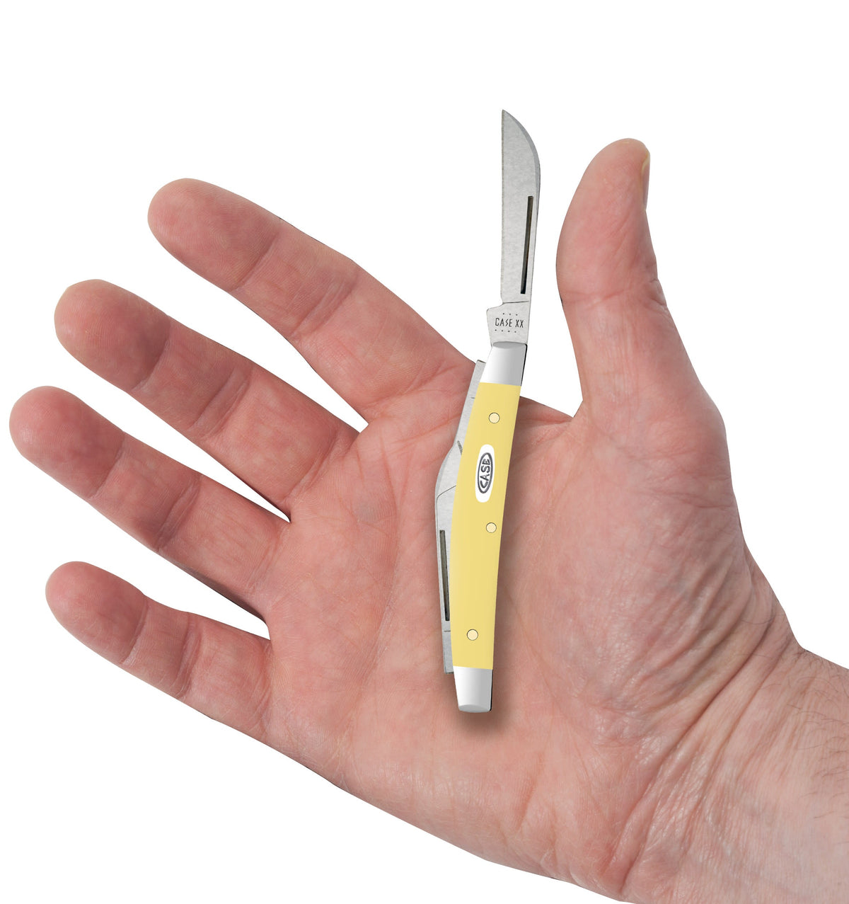 Case Knives Smooth Yellow Synthetic Small Congress