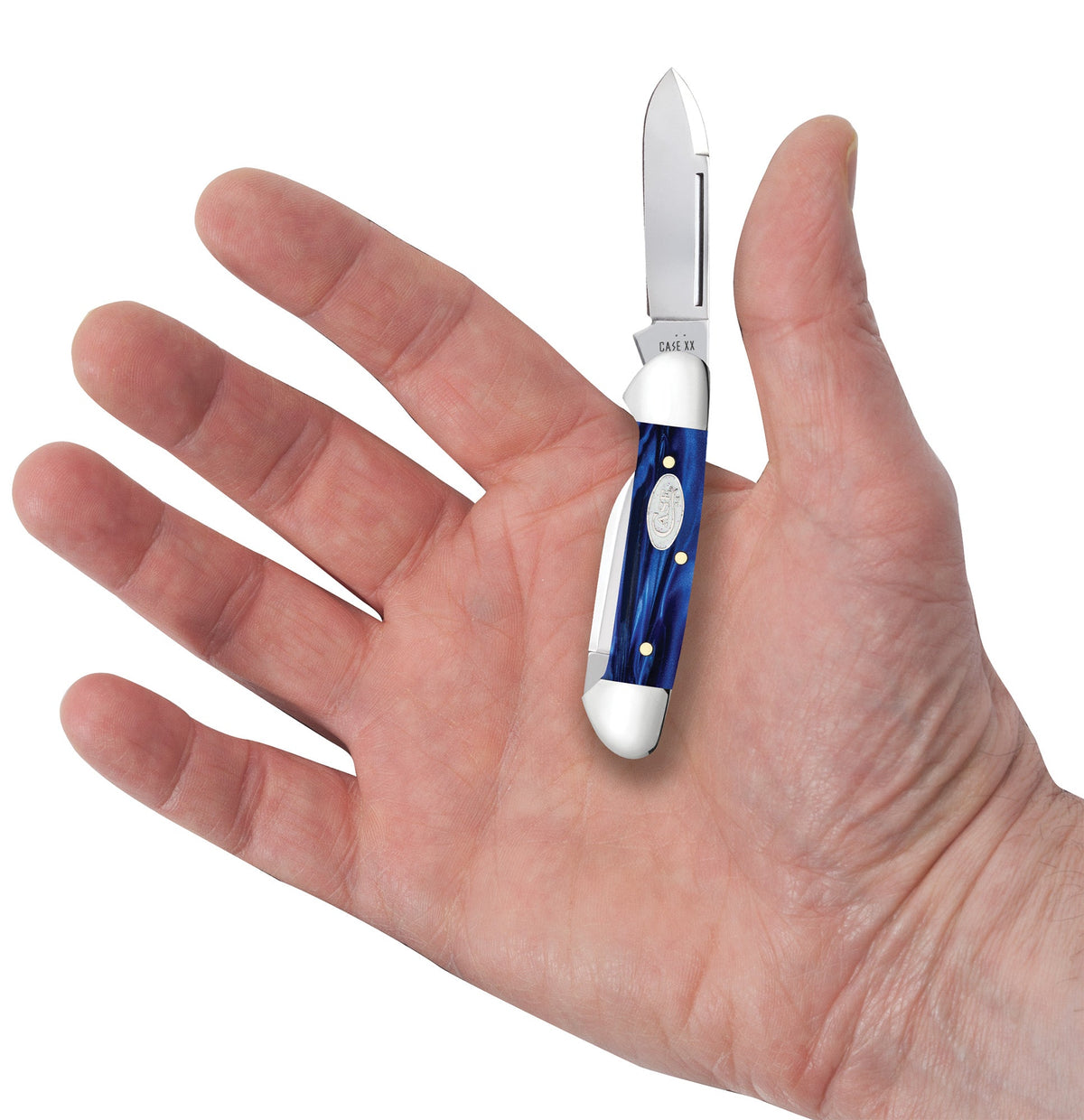 Case Knives Smooth Blue Pearl Kirinite® Baby Butterbean