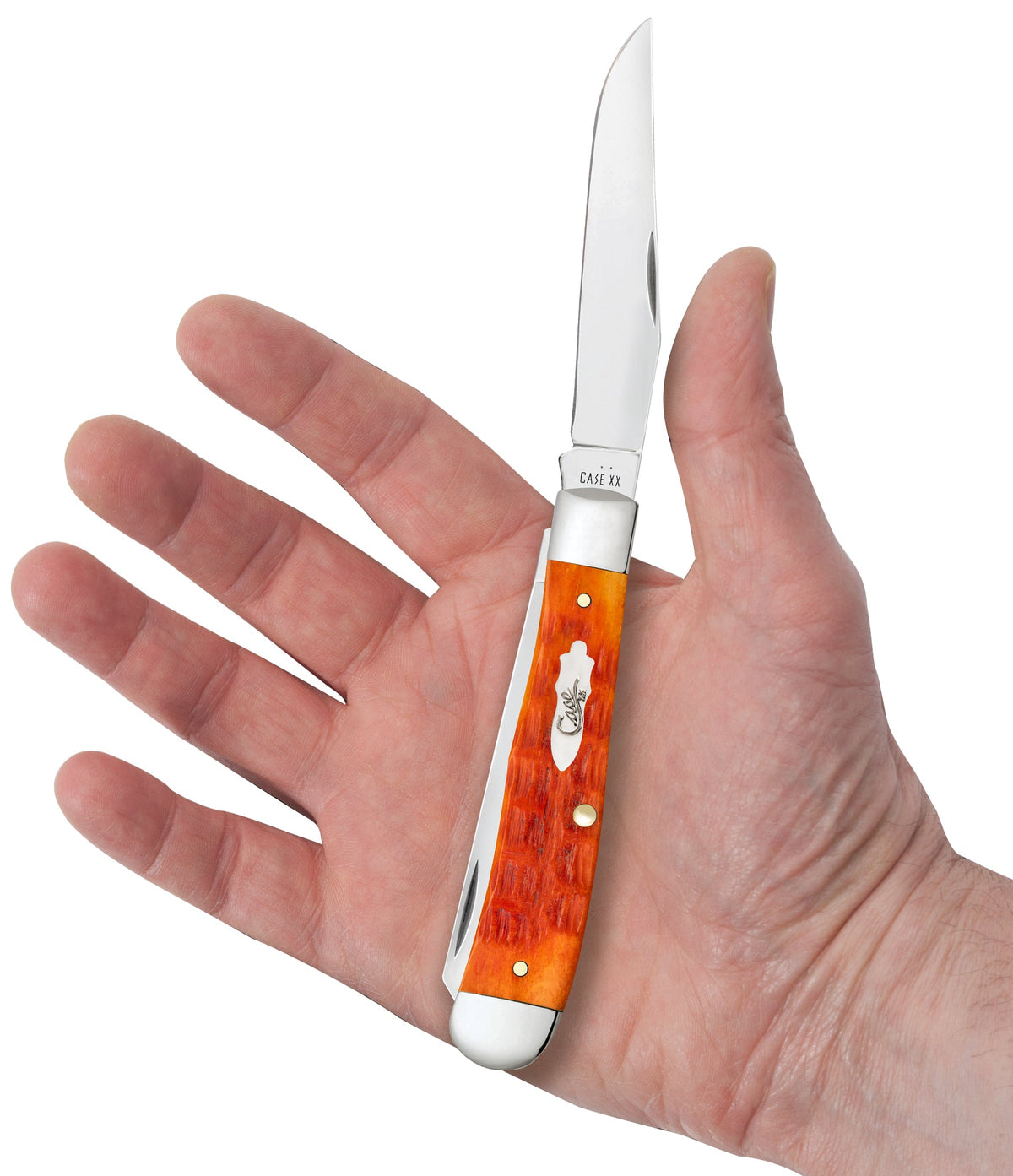 Case Knives Crandall Jigged Tequila Sunrise Bone Trapper