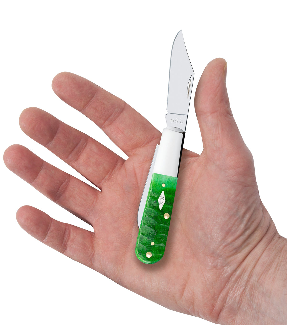 Case Knives Gator Jigged Bright Green Bone Barlow