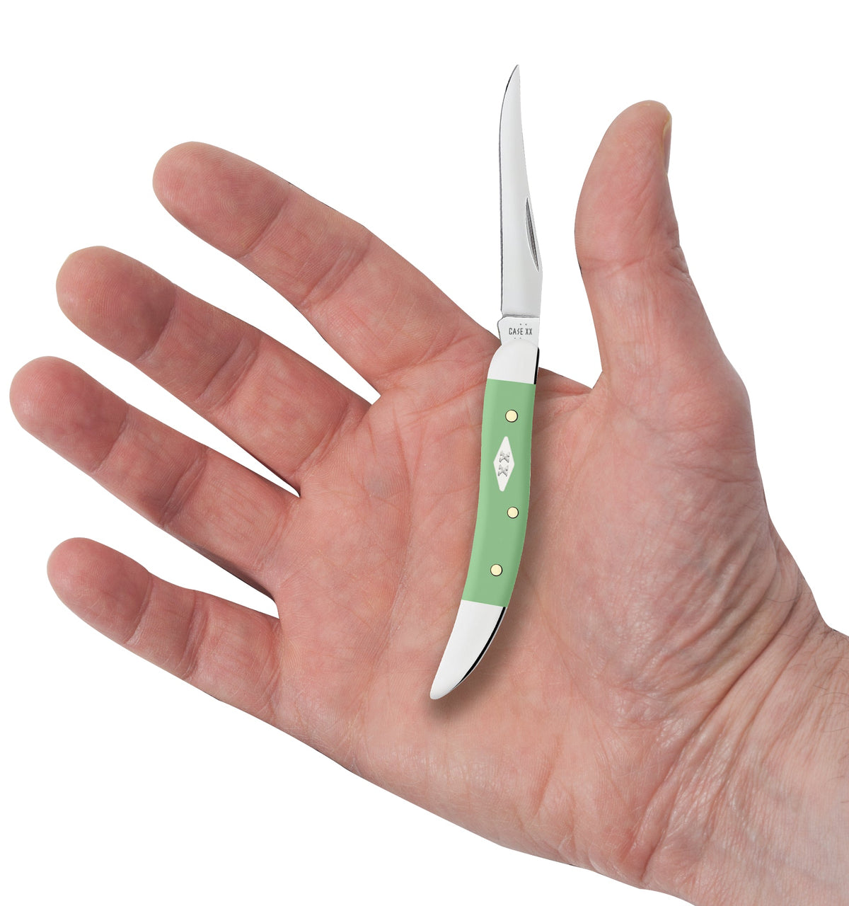 Case Knives Smooth Mint Green Synthetic Small Texas Toothpick