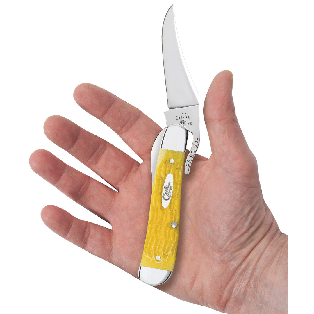 Case Knives Platts Jig Yellow Bone RussLock®