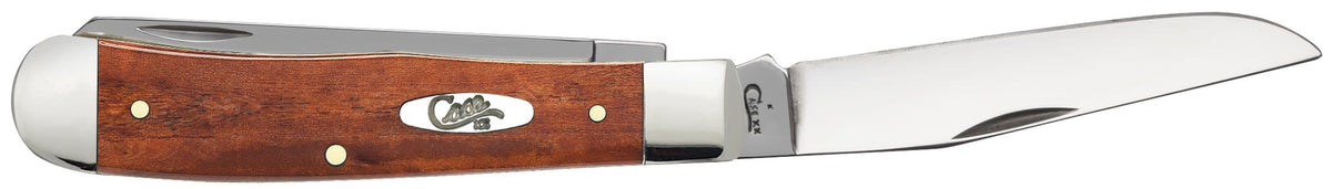 Case Knives Smooth Chestnut Bone Trapper Knife