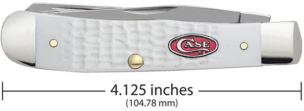 Case Knives SparXX™ Standard Jig White Synthetic Trapper Knife