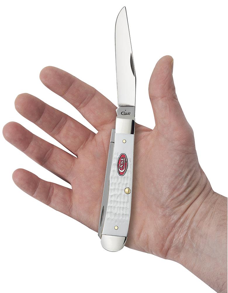 Case Knives SparXX™ Standard Jig White Synthetic Trapper Knife