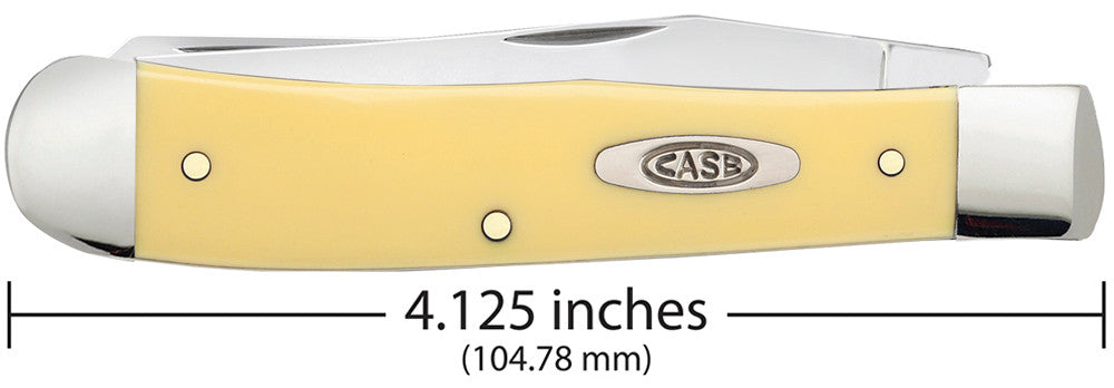 Case Knives Yellow Synthetic Trapper Knife