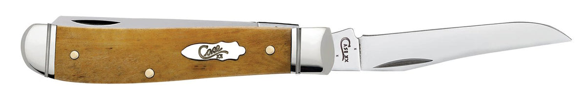 Case Knives Smooth Antique Bone Mini Trapper Knife