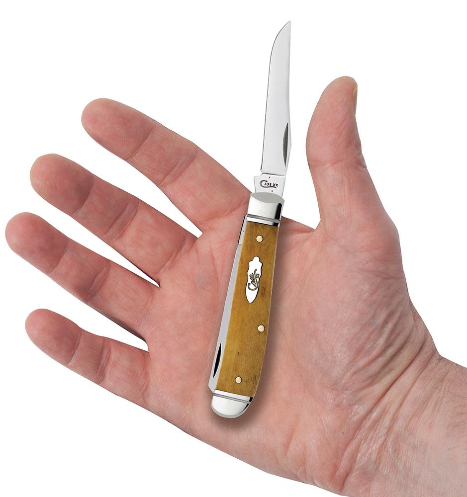Case Knives Smooth Antique Bone Mini Trapper Knife