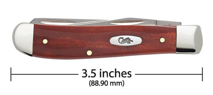 Case Knives Smooth Chestnut Bone Mini Trapper Knife