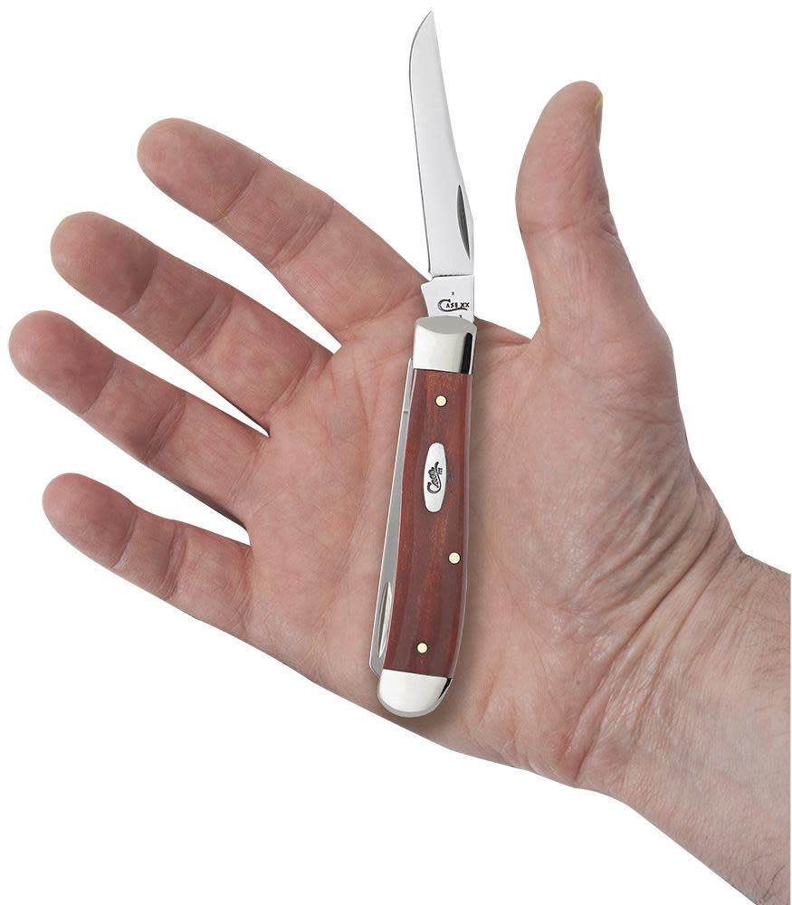 Case Knives Smooth Chestnut Bone Mini Trapper Knife