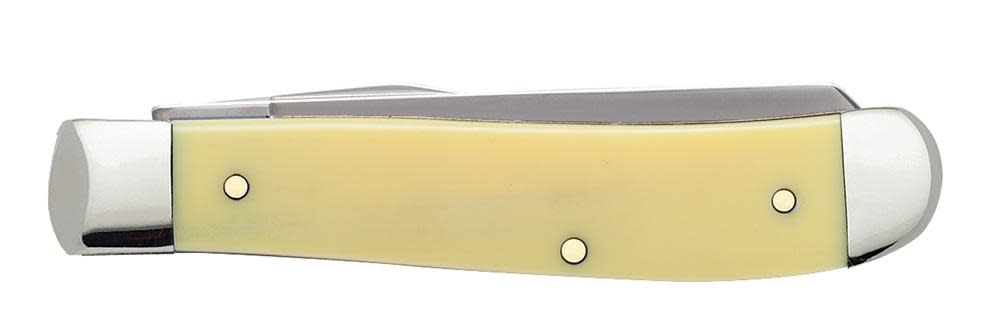 Case Knives Yellow Synthetic Mini Trapper Knife