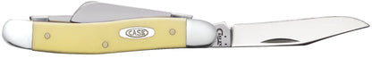 Case Knives Yellow Synthetic Carbon Steel Medium Stockman Knife