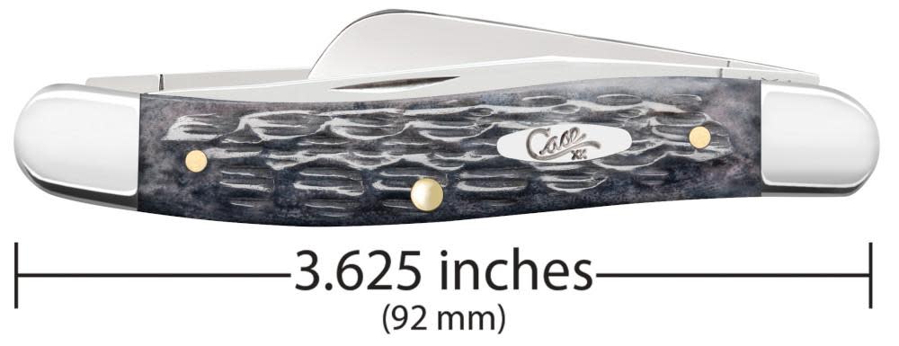 Case Knives Pocket Worn® Crandall Jig Gray Bone Medium Stockman Knife