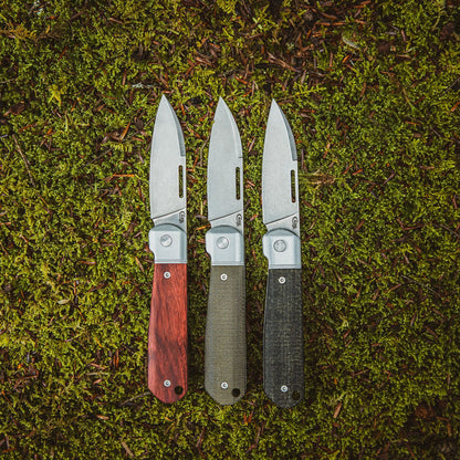Case Knives Smooth OD Green Canvas Micarta® Highbanks® Knife