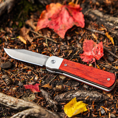 Case Knives Smooth Dymalux® Rosewood Longhouse® Knife