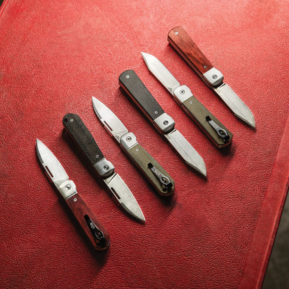Case Knives Smooth Black Burlap Micarta® Longhouse® Knife