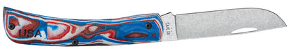 Case Knives Crossroads™ Red/White/Blue Burl G-10 XR Sod Buster® Jr