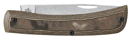 Case Knives Crossroads™ Smooth Luna Richlite® w/ Black G-10 Sod Buster® Jr