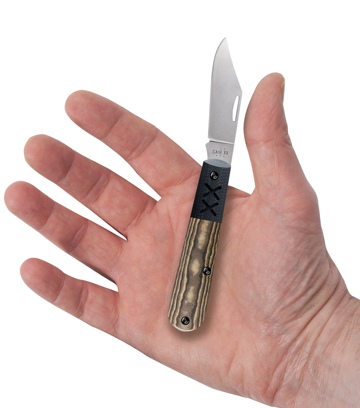 Case Knives Crossroads™ Smooth Luna Richlite® w/Black G-10 XR Barlow