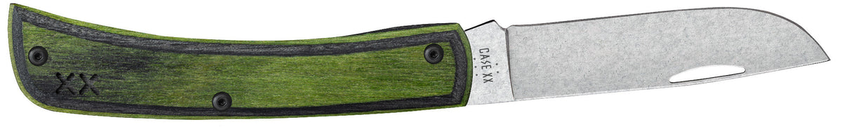 Case Knives Crossroads™ Smooth Dymalux® Wood Green Hornet XR Sod Buster® Jr