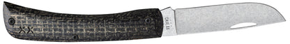 Case Knives Crossroads™ Black Burlap Laminate XR Sod Buster® Jr with Dayglow G-10