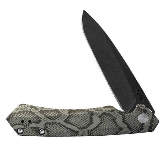 Case Knives Embellished OD Green Anodized Aluminum Kinzua® with DLC Spear Blade