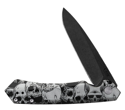 Case Knives Embellished Black Anodized Aluminum Kinzua® with DLC Spear Blade