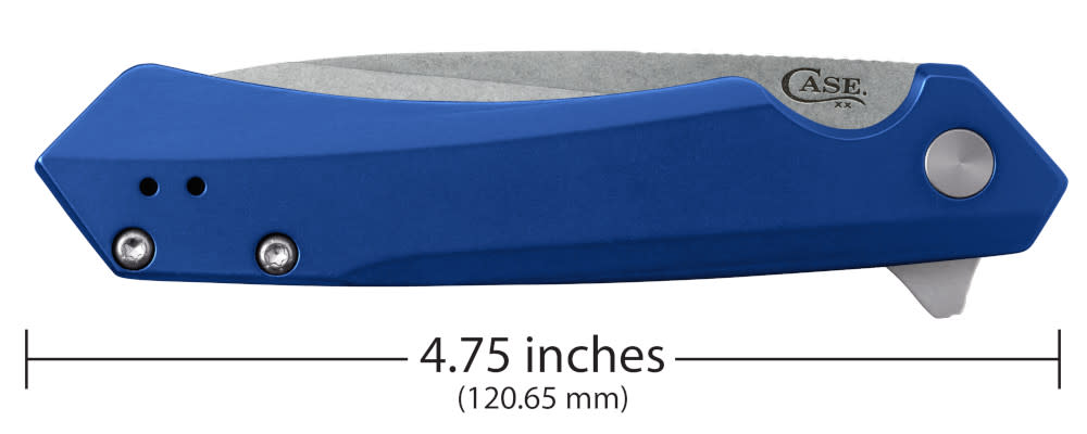 Case Knives Blue Anodized Aluminum Kinzua® with Spear Blade Knife
