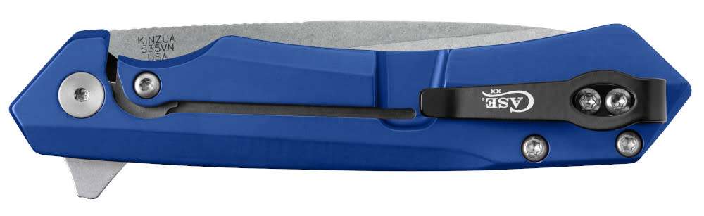 Case Knives Blue Anodized Aluminum Kinzua® with Spear Blade Knife