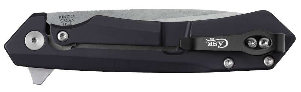 Case Knives Black Anodized Aluminum Kinzua® with Spear Blade Knife