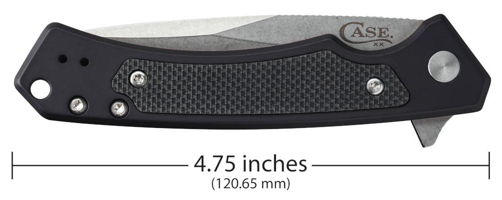 Case Knives Black Anodized Aluminum G-10 Marilla® Knife with S35VN Blade