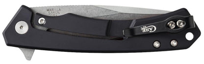 Case Knives Black Anodized Aluminum G-10 Marilla® Knife with S35VN Blade