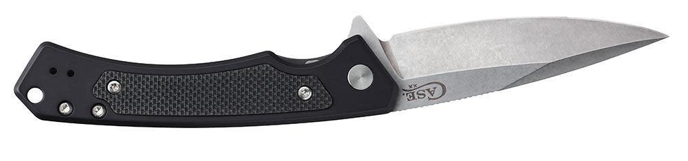 Case Knives Black Anodized Aluminum G-10 Marilla® Knife with S35VN Blade