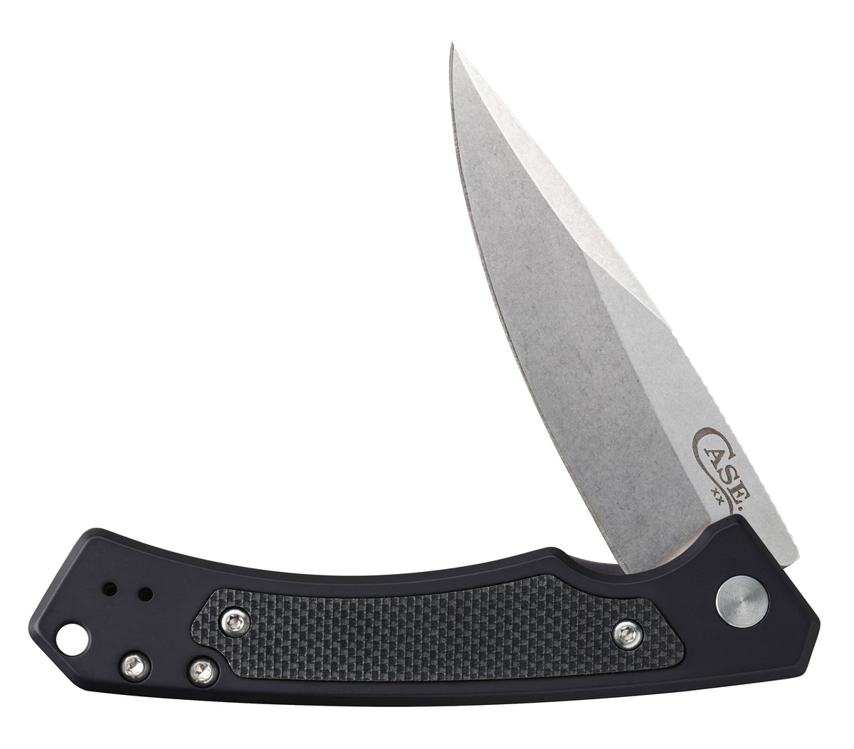Case Knives Black Anodized Aluminum G-10 Marilla® Knife with CPM20-CV Blade